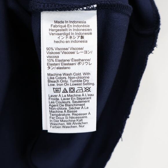 J.Crew Refined Rib Shell Tank Top Navy Blue Size Medium NWT - Picture 5 of 8